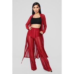Mesh See Through Matching Set Fashion Nova